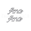 Non-Tarnish 304 Stainless Steel Connector Charms STAS-N095-119-1