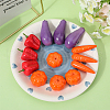 Gorgecraft 40Pcs 4 Styles Foam Artificial Vegetables AJEW-GF0009-58-4
