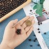 SUPERFINDINGS 400Pcs 2 Styles Undyed Natural Wood Beads WOOD-FH0001-99-4