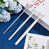 Unicraftale 3Pcs 3 Style Stainless Steel Fishtail Bangle Blank Strips FIND-UN0001-96P-2