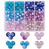 300Pcs 6 Colors Spray Painted Crackle Glass Beads CCG-SZ0001-11C-1