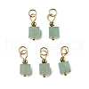 Natural Green Aventurine Pendants STAS-Z129-01G-05-1