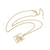 304 Stainless Steel Necklace NJEW-D330-01G-06-2