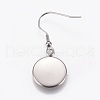 Stainless Steel Dangle Earrings EJEW-WH0001-A02-2