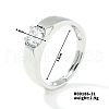 Mother's Day Rings Fashionable Unisex Brass Micro Pave Clear Cubic Zirconia Solitaire Ring VA2990-4-1