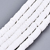 Handmade Polymer Clay Beads Strands CLAY-R089-6mm-077-1
