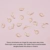 304 Stainless Steel Leverback Earring Findings STAS-PH0018-28G-4