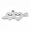 Non-Tarnish Valentine's Day 201 Stainless Steel Charms STAS-S081-091-2