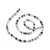 Natural Black Rutilated Quartz Beads Strands G-H278-04-3