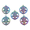 201 Stainless Steel Pendants X-STAS-N098-175M-2