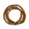 Electroplated Non-magnetic Hematite Beads Strands G-P571-B01-01D-2