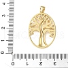 Brass Micro Pave Cubic Zirconia Pendants KK-A252-08G-3