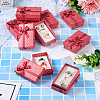 Polka Dot Print Cardboard Jewelry Gift Boxes with Bowknot CON-TAC0001-10B-7