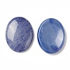 Mother's Day Gifts Dyed & Heated Natural Blue Aventurine Worry Stone for Anxiety Therapy G-B036-01G-2
