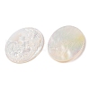 Natural White Shell Cabochons SSHEL-C012-02-2