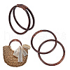Woven Rattan Bag Handles FIND-WH0152-150-7