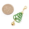 Christmas Tree Aluminum Wire Pendant Decoration HJEW-JM01975-4