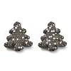 Christmas Tree Polymer Clay Rhinestone Beads CLAY-NH0001-14G-1
