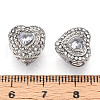 Alloy Rhinestone European Beads FIND-N009-10P-3