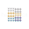 DICOSMETIC 24Pcs 6 Styles 201 Stainless Steel Pendants STAS-DC0013-69-6