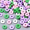 Handmade Polymer Clay Beads Strands CLAY-R089-6mm-T02B-47-2