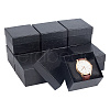 Rectangle Paper Watch Storage Boxes CON-WH0084-65-1