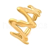 Marine Animal Theme 304 Stainless Stee Open Cuff Rings RJEW-Q005-01G-G-2
