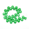 Natural White Jade Pendant Beads Strands X-G-T005-11-2