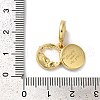Brass Micro Pave Cubic Zirconia Pendants KK-K345-03G-3