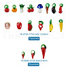 Handmade Lampwork Beads and Pendants LAMP-TA0002-03-36
