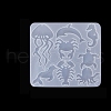 DIY Food Grade Silhouette Silicone Pendant Molds PW-WG71054-03-1