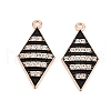 Alloy Enamel Pendants PALLOY-N176-94KCG-1