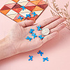 Spray Painted Enamel Pendants ENAM-TAC0005-04J-5