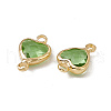 Transparent K9 Glass Connector Charms X-GLAA-A005-31LG-04-2