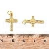 Brass Micro Pave Cubic Zirconia Pendants KK-C092-21F-G-3