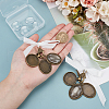 Alloy Wedding Bouquet Pendant Decoration HJEW-HY00010-3