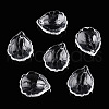 Transparent Glass Petal Beads GLAA-N001-13-1