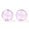 Transparent Blow High Borosilicate Glass Globe Beads X-GLAA-T003-09A-2