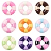 18Pcs 9 Colors Baking Paint Alloy Beads FIND-CJ0003-38-1