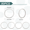Unicraftale 304 Stainless Steel Linking Rings STAS-UN0002-68P-5