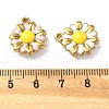 304 Stainless Steel Enamel Pendants STAS-D369-27G-3