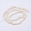 Natural Cultured Freshwater Pearl Beads Strands PEAR-P002-44-2