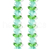 Transparent Glass Beads Strands GLAA-B021-04B-1