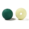 Rubberized Style Imitated Silicone Acrylic Beads MACR-T048-01C-09-2