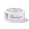 Rectangle with Word Thank You Paper Stickers DIY-B041-28C-2