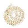 Transparent Baking Paint Glass Beads Strands X1-DGLA-A034-T8mm-D02-2