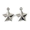 304 Stainless Steel Charms. Star Charm STAS-A190-05P-1