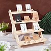 DIY 4 Tier Pine Wooden Display Risers ODIS-WH0025-109-3