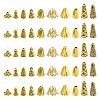 Tibetan Style Alloy Bead Cap PALLOY-TA0001-53-13
