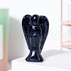 Synthetic Blue Goldstone Angel Figurine Display Decorations G-PW0007-060N-1